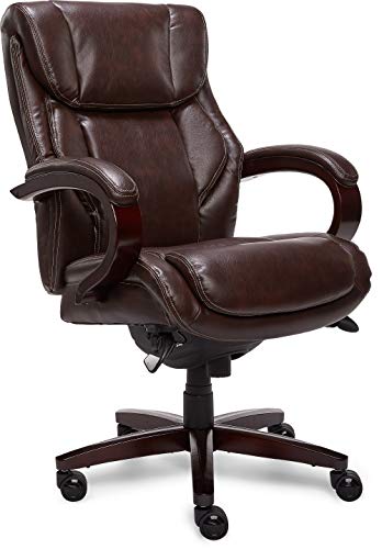 La-Z-Boy Bellamy Executive Bonded Leather Office Chair - Coffee (Brown)