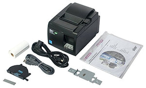 Star Micronics TSP143III USB Receipt Printer and Epsilont 16" by 16" Cash Drawer 4 Bill 5 Coin Compatible with Square