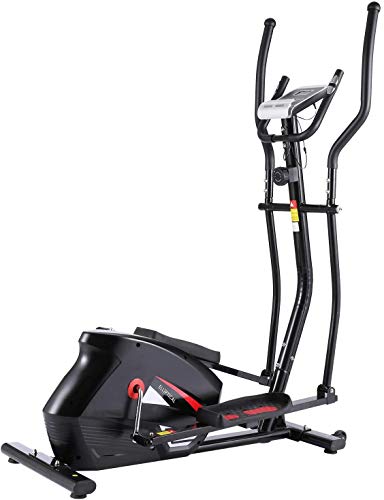 ANCHEER Elliptical Machine, Elliptical Trainer with APP Connected, 390 Weight Capacity & Large Multi-Function LCD Display for Walking Home & Office Cardio Exercise