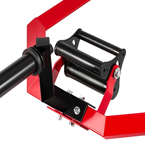 VEVOR Barbell Olympic Super Trap Bar, Hex Bar, Shrug Bar, Deadlift Bar,Red