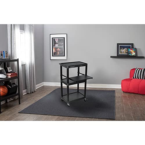Luxor Heavy-Duty AV Cart - 3 Shelves Pullout (LT45-B)