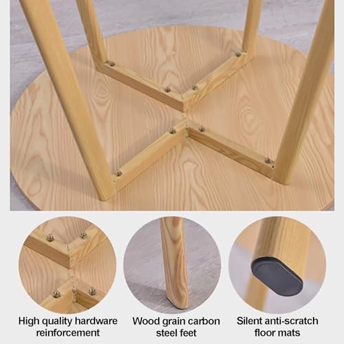 JOSKAA Modern Square Table and Chair Set for 4 - Office, Restaurant, Cafe, Coffee