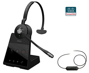 Cisco Compatible Engage 65 Mono Wireless UC Headset Cisco Phones: 6945, 7841, 7861, 7962g, 7965g, 7975g, 8811, 8841, 8845, 8851, 8861, 8865 (EHS)