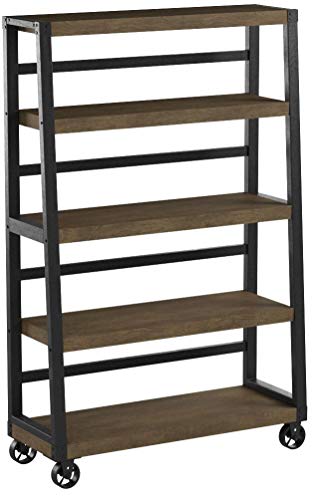 Ameriwood Home 9660196COM Wade, Bookcase, Rustic Gray
