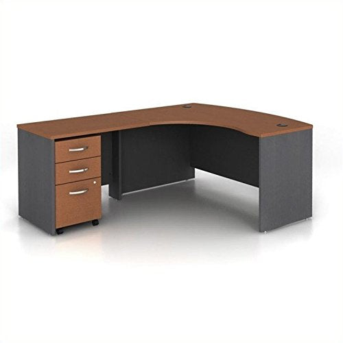 Bush Business Series C 3-Piece Left-Hand Computer Bow Desk