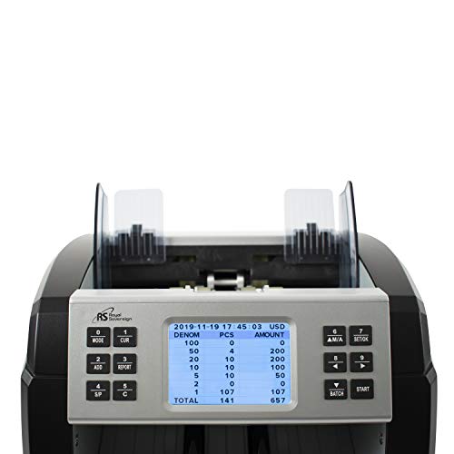 Royal Sovereign, RSIRBCEP1600, RBC-EP1600 Bank Grade Counter, 1 Each, Black
