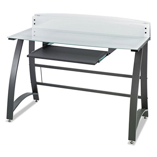 Safco Xpressions Computer Workstation 47" x 23" x 37" Frosted/Black