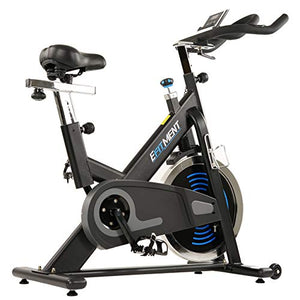 EFITMENT Indoor Cycle Bike, Magnetic Cycling Trainer Stationary Exercise Bike w/ 40 lb Chromed Flywheel, Belt Drive and LCD Monitor with Ipad/Tablet Holder- IC031