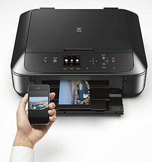 Canon MG5720 Wireless All-In-One Printer with Scanner and Copier: Mobile and Tablet Printing with Airprintcompatible, Black