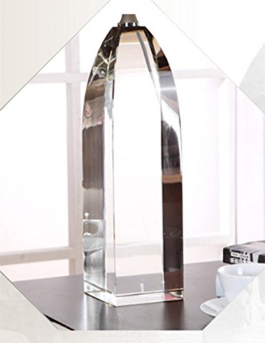 CJSHVR-Lamp Modern Minimalist Living Room K9 Pure Crystal Lamp Continental Study Bedrooms are Decorated to A High Standard Bedside Lamp Creative Lamps