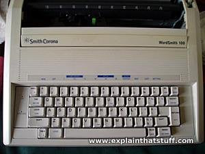 Around The Office Rebuilt Discontinued Smith Corona Wordsmith 100 Typewriters with New Machine Guarantee, Ribbons, Tapes, and Dust Cover