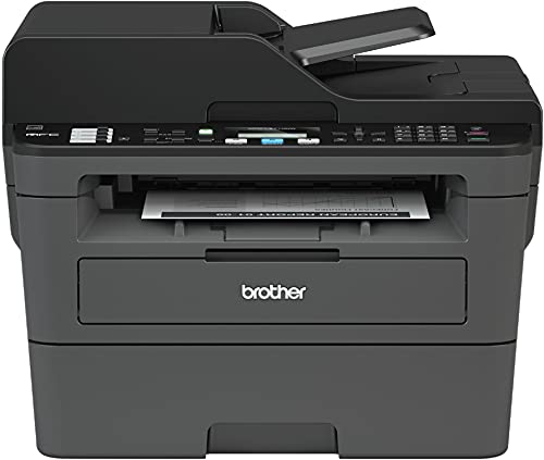 Brother MFC-L2710 All-in-One Wireless Monochrome Laser Printer for Home Office - Print Copy Scan Fax, Auto Duplex Print, Speed Up to 32 ppm, 50-Sheet ADF, Amazon Alexa, AirPrint, BROAGE Printer Cable