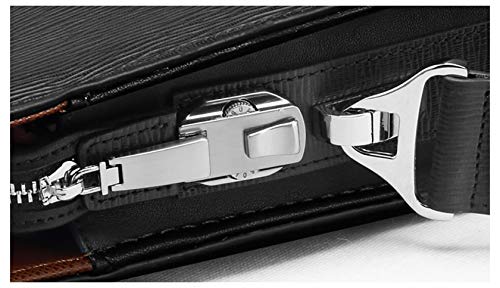 Leather Briefcase Laptop Business Bags 15 Inch Waterproof Crossbody Portable Multi-Functional Bag For Men