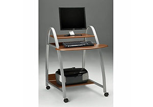 Mayline Group Mobile Arch Computer Cart Medium Cherry Dimensions: 31.5" W x 34.5" D x 37" H Weight: 42 lbs.