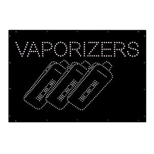 LED Vaporizer Sign for Business, Super Bright LED Open Sign for Vaporizer Store Electric Advertising Display Sign for Tobacco Shop Business Shop Store Window Home Decor. (Vaporizers)