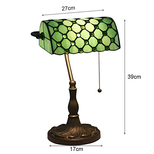MUTTER Retro Bank Desk Lamp - Old Shanghai Style - Button Switch