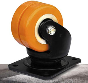 IkiCk Heavy Duty Swivel Furniture Casters with Dual Wheel Bearings