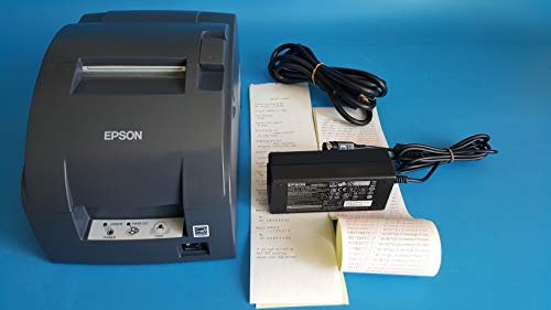 Epson C31C514767 Epson, TM-U220B, Dot Matrix Receipt Printer, Ethernet (E04), Epson Dark Gray, Auto Cutter, Power Supply Included Replaces C31C514667