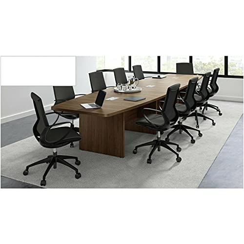 Thaweesuk Shop Executive Boat Shaped Conference Table 165" Modern Wood Furniture