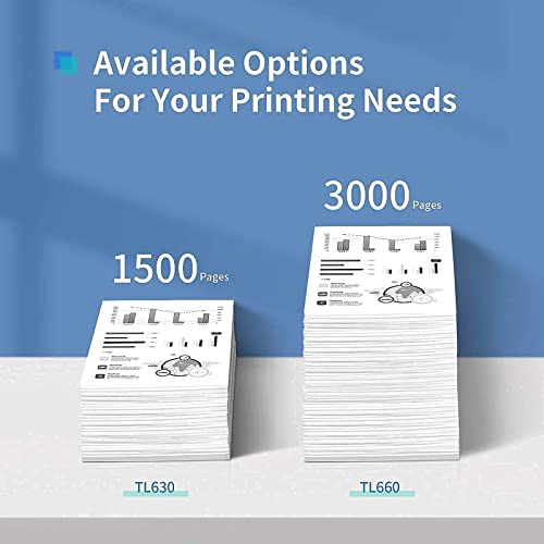 Laser Compact Printer Wireless Black and White Printer-Pantum L2300DW, Pantum Toner Cartridge TL660 Yields 3000 Pages