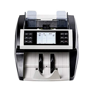 Aibecy Bill Counter Multi-Currency Cash Banknote Money Bill Automatic Counter Counting Machine with UV MG MT IR Counterfeit Detector Supports Mixed Value Counting Function for EURO/USD/GBP/AUD/JPY/KRW