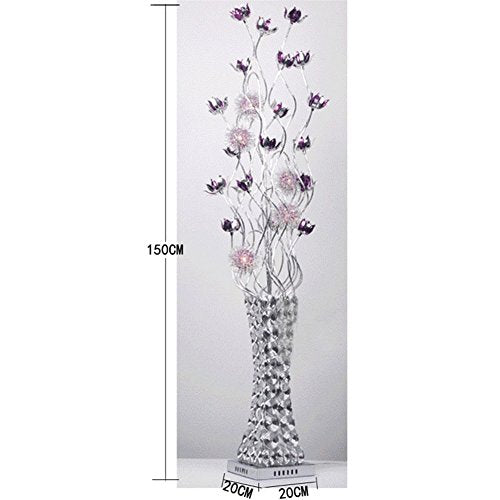 LED Floor Lamp, Rural Decoration Personality Vase Simple Modern Living Room Bedroom Floor Light,Footswitch