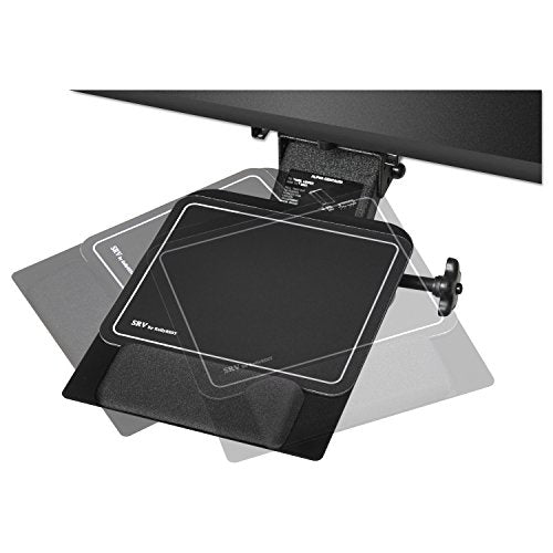 Kelly Computer Supply 17950 Adjustable Under Desk Mount Mouse Platform, 9-1/2 x 11, Black