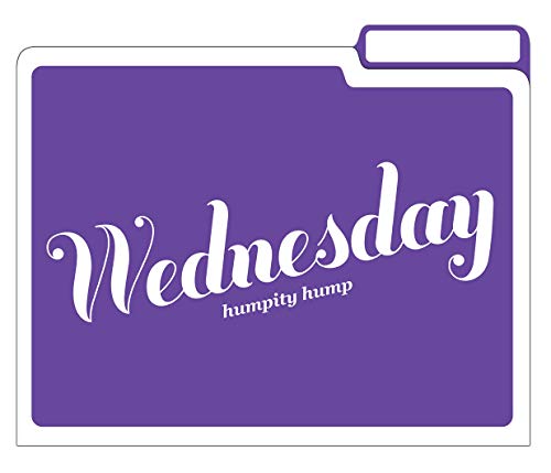 Knock Knock Days of the Week File Folders Set, Daily / Weekly Organizer Files (Set of 6, 11.5 x 9-inches)