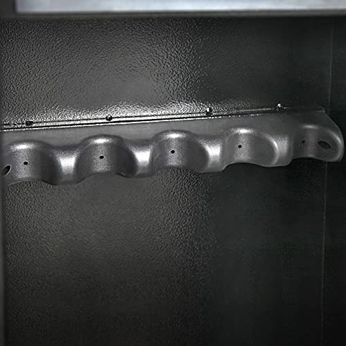 Artist Hand Gun Safe Quick Access 5 Rifles Safe Electric Metal Digital Gun Lockers Electronic Keypad W/ Separate Lockable Compartment Shot Gun Storage Pistol Security Cabinet