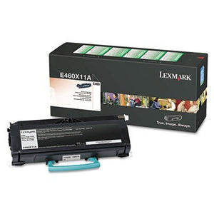 Lexmark E460X11A E460 Toner Cartridge (Black) in Retail Packaging
