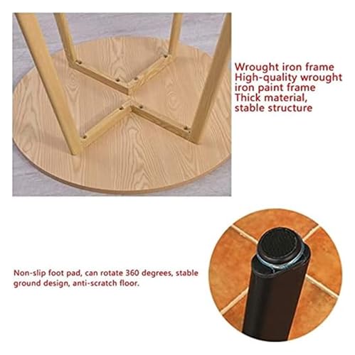 DioOnes Table Set with Chairs, 4-Piece Cafe Furniture Set - 90cm Round Table for Living Room, Kitchen, Hotel, and More