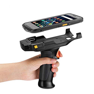 MUNBYN Android Barcode Scanner Pistol Grip, 2D Android Scanner Handheld with Zebra 4710, with Qualcomm CPU, Dual-Band Wi-Fi, NFC, and 4G Full Netcom for Warehouse, Logistics for Enterprise WMS