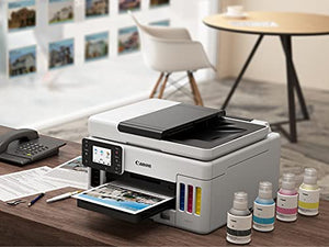 Canon MAXIFY GX6020, Wireless MegaTank Small Office All-in-One Printer [Print, Copy, Scan], White