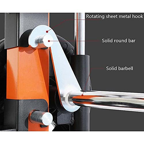 COUYY Squat Rack Weightlifting cage Barbell Bench Press Gantry Squat Rack Anti-Balance Comprehensive Training Equipment Fitness Equipment Strength Training