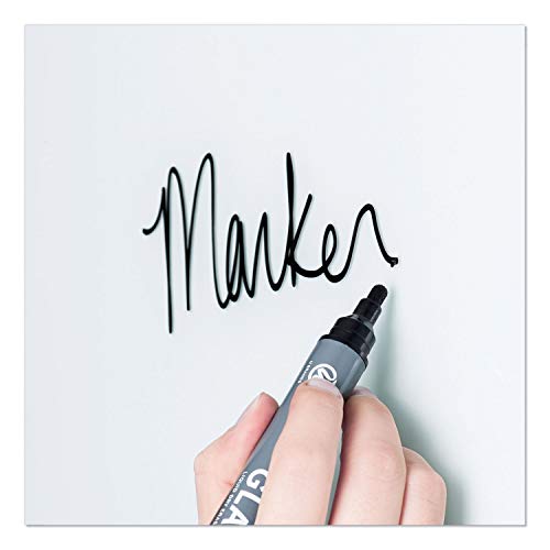 U Brands 3973U0001 Magnetic Glass Dry Erase Board Value Pack, 72 X 36, White