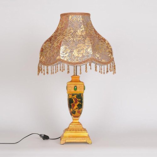505 HZB European Style Lamp Bedroom Bedside Lamp Lamp Retro Creative Study The Living Room