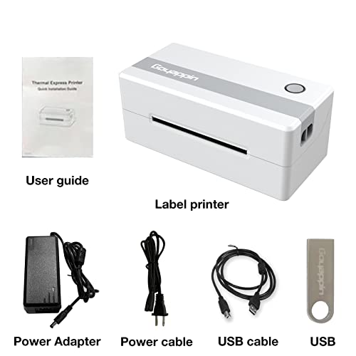 Shipping Label Printer 4x6, Thermal Label Printer, Commercial Thermal Label Maker, Support Win & Mac & Linux for Home Business Office, Etsy, Shopify, Ebay, Amazon, FedEx, UPS