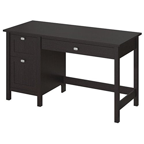 Bush Furniture Broadview Computer Desk with Drawers in Espresso Oak