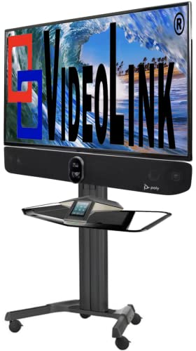Generic VideoLink Boardroom Mobile Cart for Zoom, SIP, and H.323
