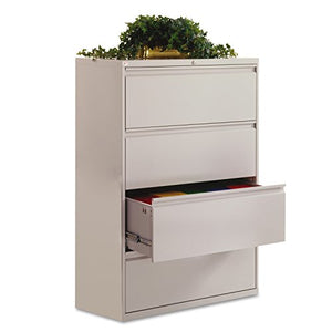 Alera 25510 4 Legal/Letter Size Lateral File Drawers - Light Gray