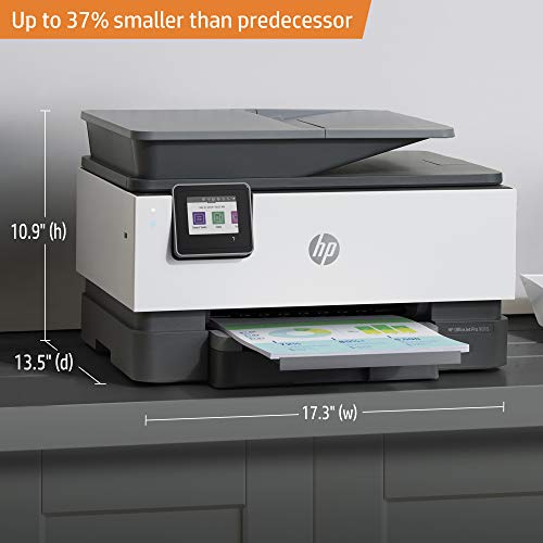 HP OfficeJet Pro 9015 All-in-One Wireless Printer, with Smart Home Office Productivity, HP Instant Ink, Works with Alexa (1KR42A)