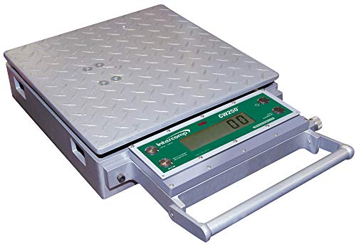 Intercomp CW250 Platform Scale 2,000 x 1 lb Capacity RFX Wireless Weighing for Drums Tanks Boxes Cylinders and Waste