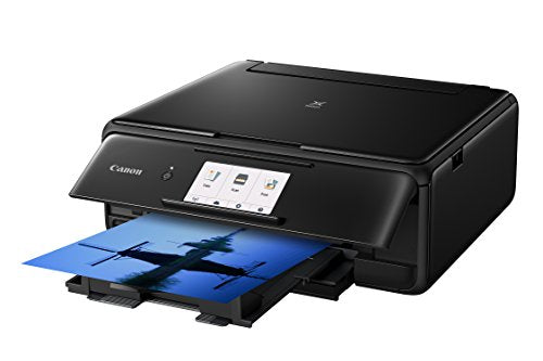Canon TS8120 Wireless All-In-One Printer with Scanner and Copier: Mobile and Tablet Printing, with Airprint(TM) and Google Cloud Print compatible, Black