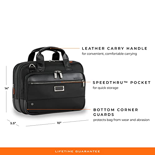 Briggs & Riley @ Work-Brief, Black, Small Expandable