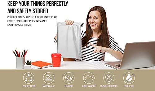 iMBAPrice 5000 10x13 White Poly MAILING Shipping ENVELOPES Bags (Total 5000 Bags)