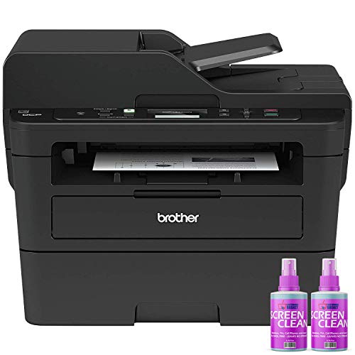 Brother Monochrome Laser Multi-Function Printer with Wireless Networking and Duplex Printing Office Bundle