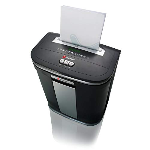 GBC Paper Shredder, ShredMaster, Jam Free, 12 Sheet Capacity, Micro-Cut, 1-5 Users, SM12-08 (1758496)