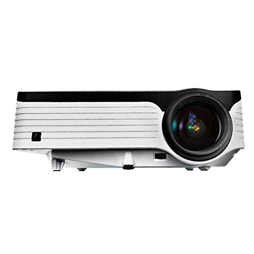 SMQHH Video Projectors, Projectors Bluetooth Projector Mini 1080P Projector,Home Projector,Full HD LCD 4K 2000 ANSI Lumens USB Speaker Smart Phone Home Theater,Suitable for Home and Office Projectors