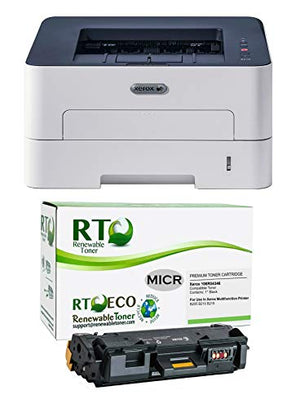 Renewable Toner B210DNI MICR Check Printer Bundle with 1 Xerox 106R04346 MICR Starter Toner Cartridge (2 Items)
