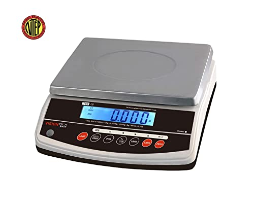 VisionTechShop Digital Bench and Counter Scale, 30lb Capacity, NTEP Legal for Trade